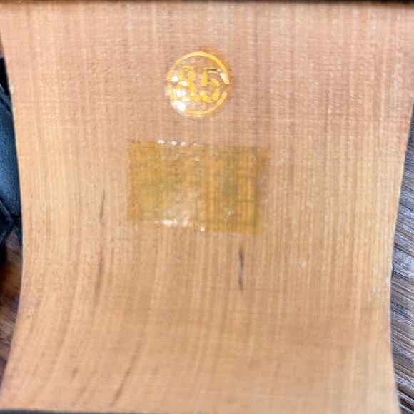 Kelsi Dagger Black Leather Loafers with Slip-On Design - Picture 7 of 9